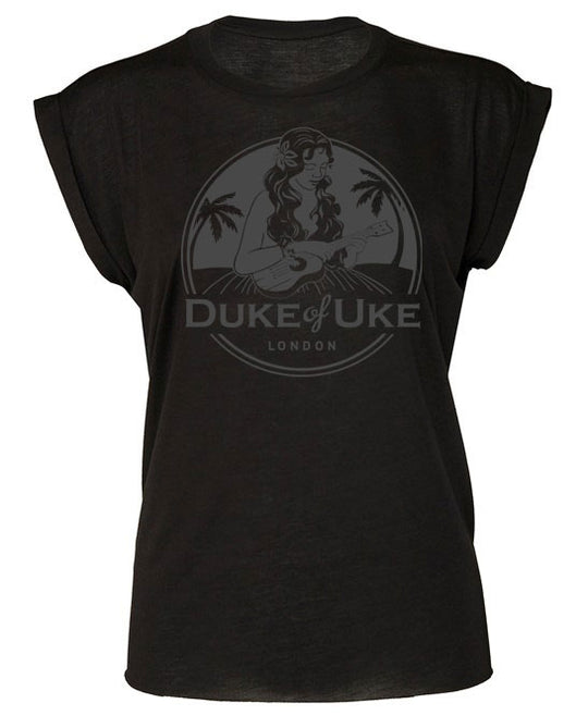 Duke of Uke Women's Flowy Capped Sleeve Tee