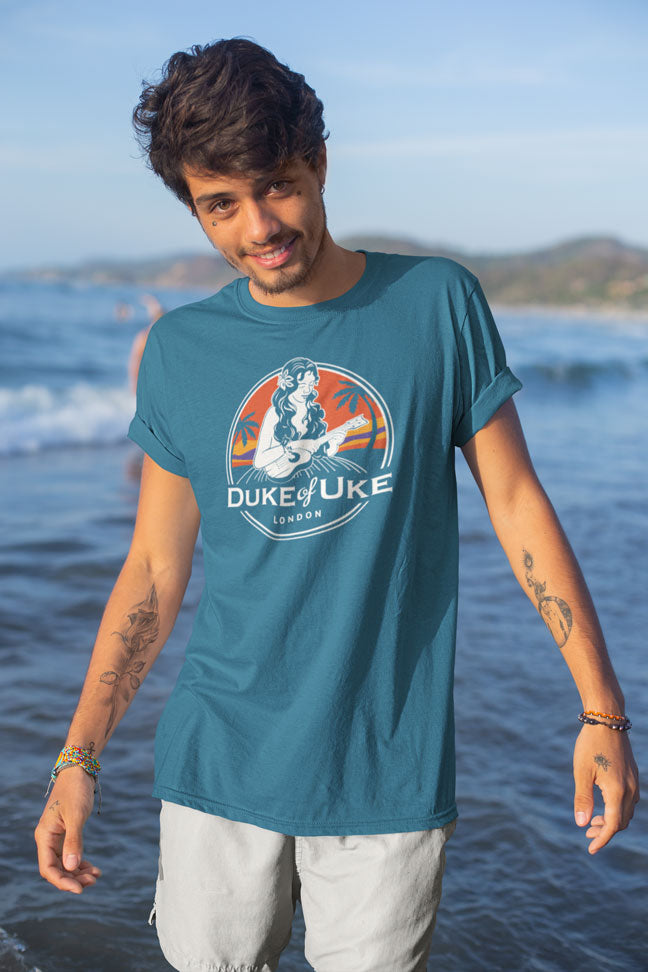 Duke of Uke Signature  Deep Teal Tee