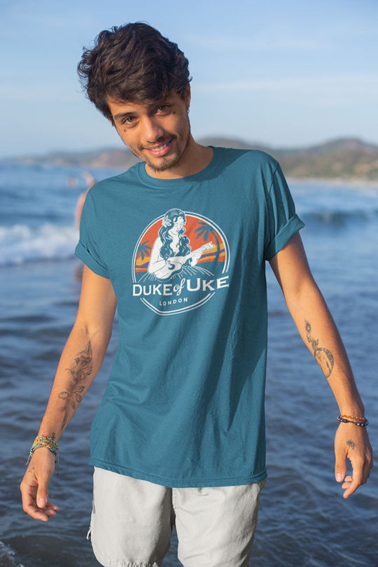 Duke of Uke Triblend Heather Unisex Tee