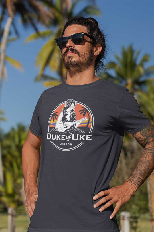 Duke of Uke Vintage Black Classic Unisex Tee