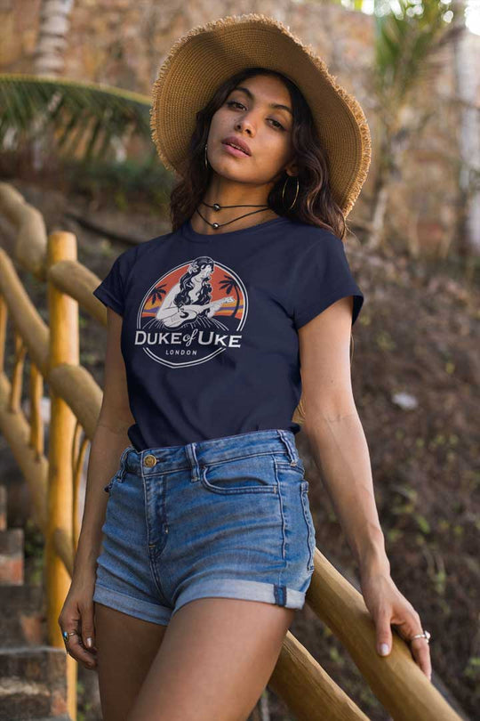 Duke of Uke Navy Blue Classic Unisex Tee